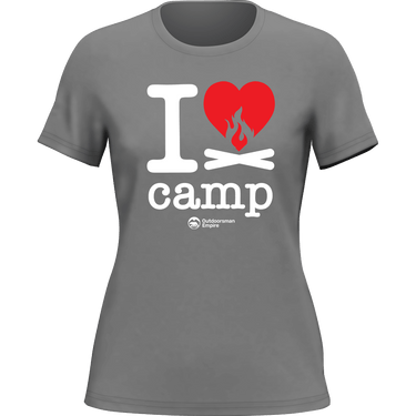 I Love Camp T-Shirt for Women
